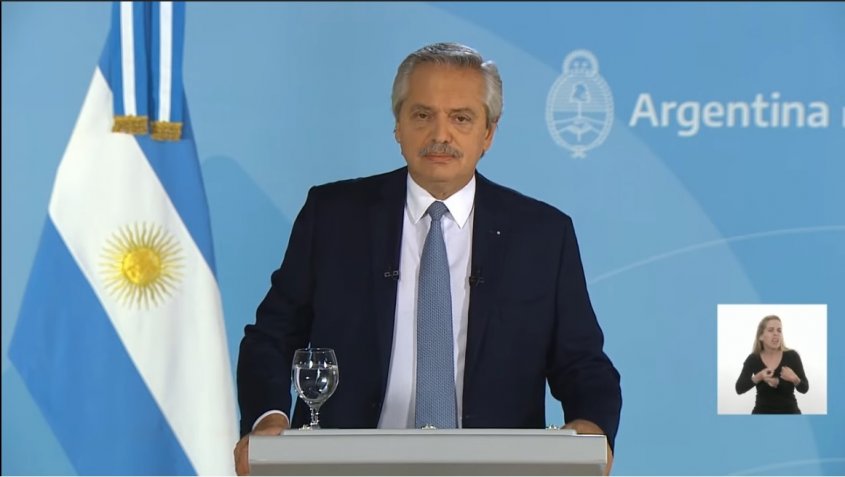 Alberto Fernández: "Vamos a suspender la circulación desde el sábado 22 de mayo"